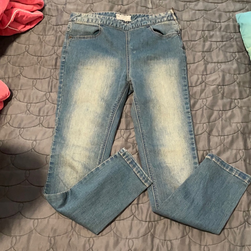 Free people high waist capri jeans size 27